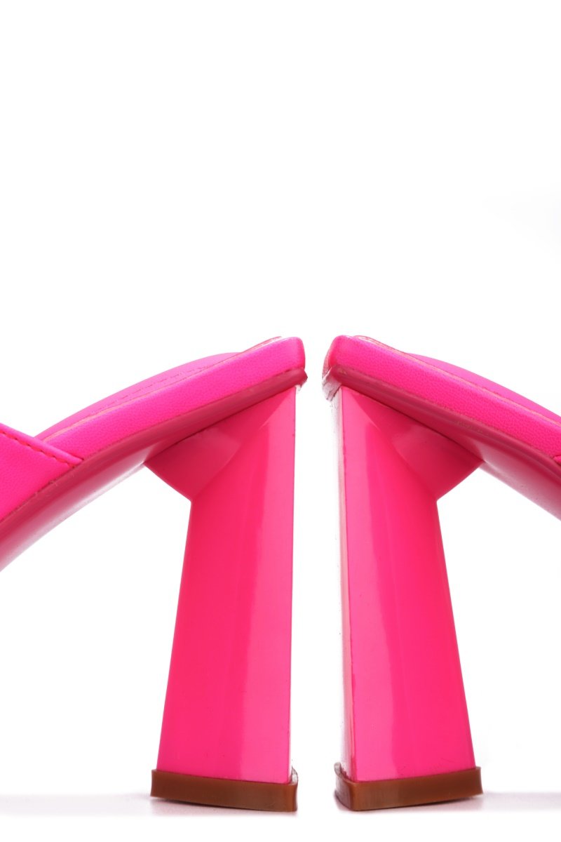 "Phoebe" Pink Slip on Heels