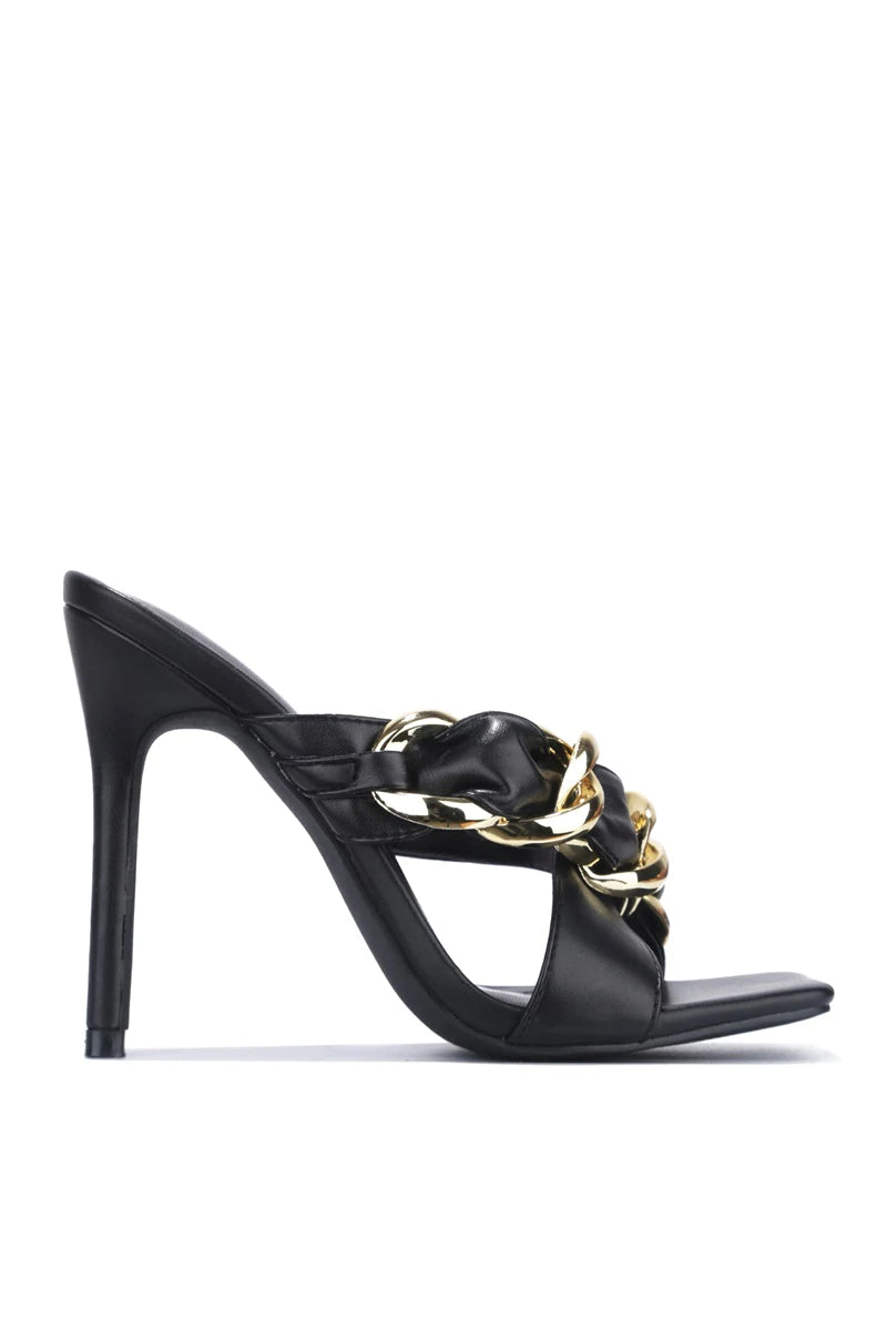 "Nessa" Black Heels