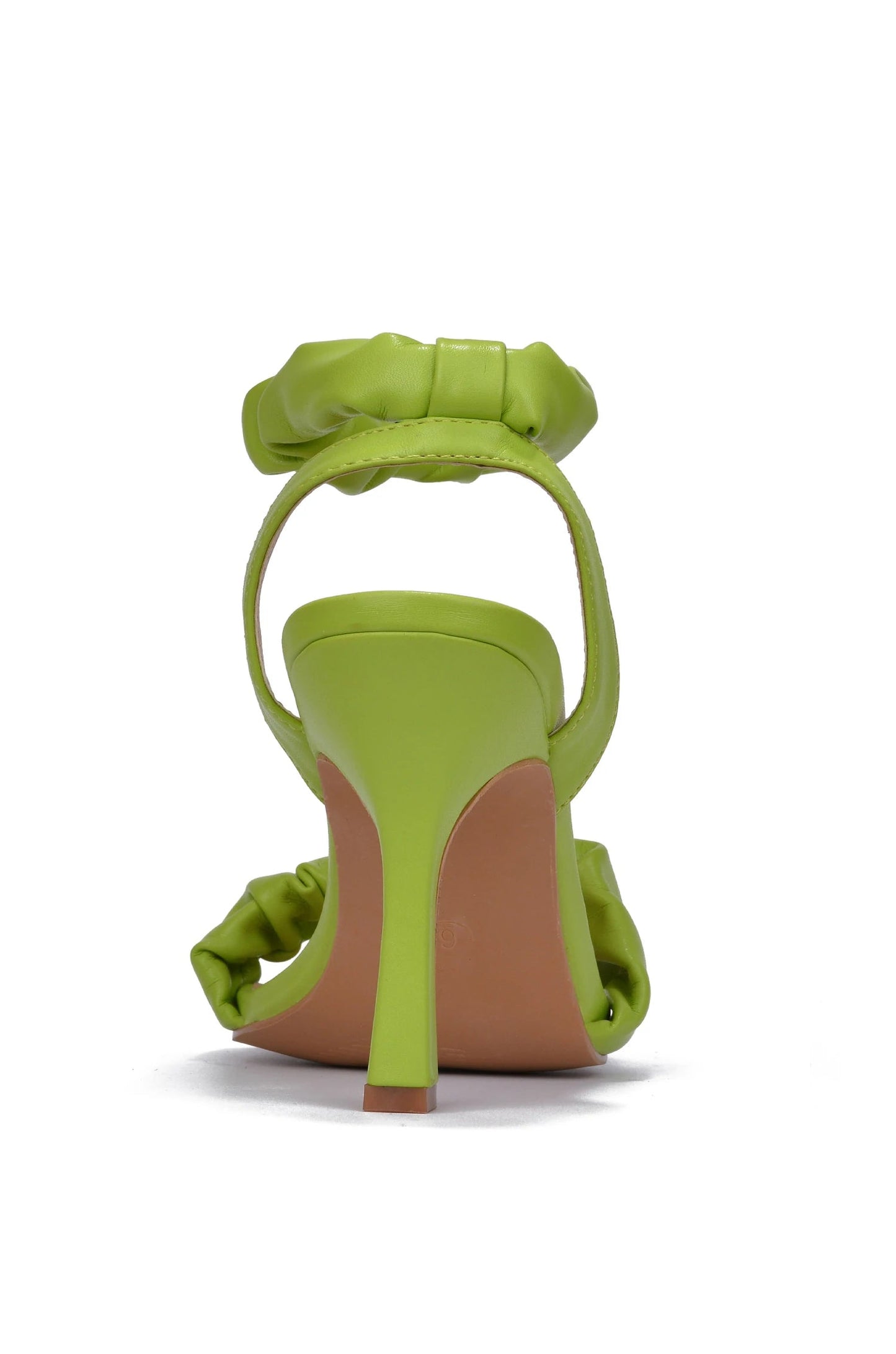 "Riley" Green Ruched Heels
