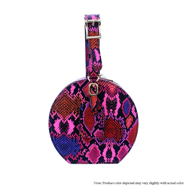 "Aurora" Tie Dye Round Handbag