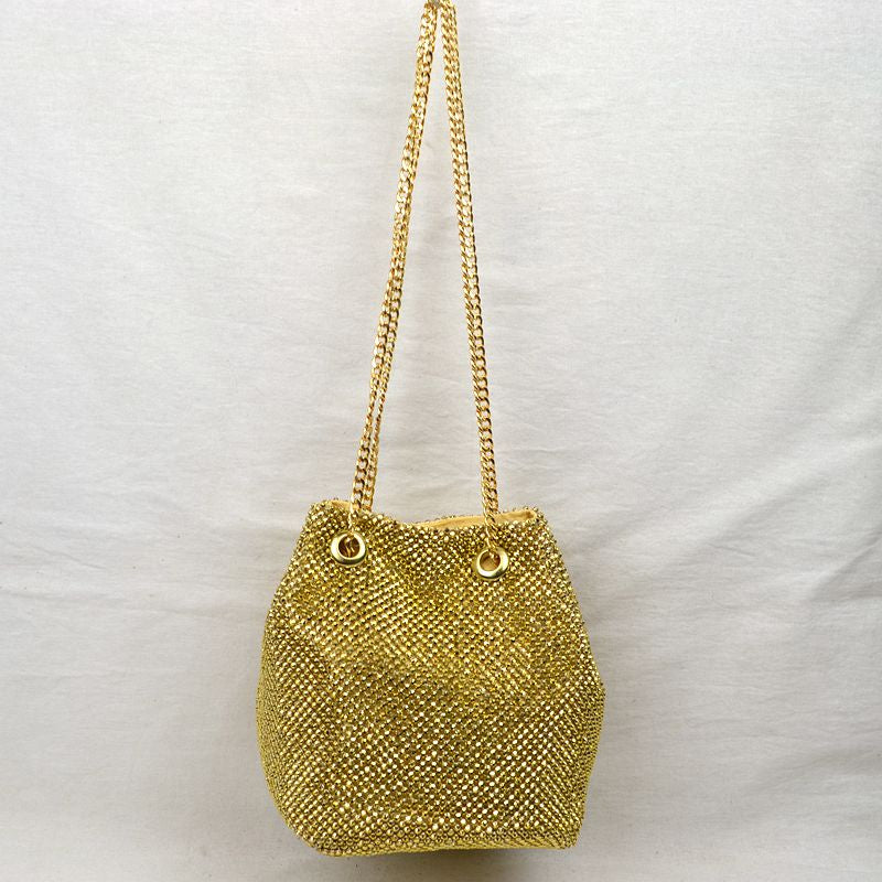 "Erin" Jeweled Chain Evening Bag