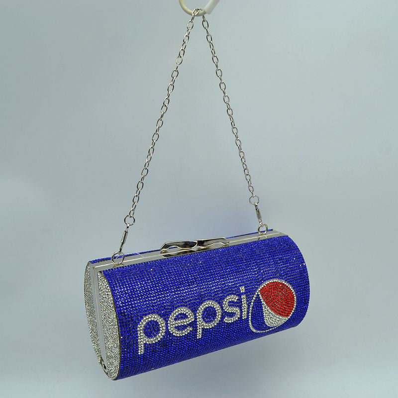 "Kel" Jeweled Soda Clutch