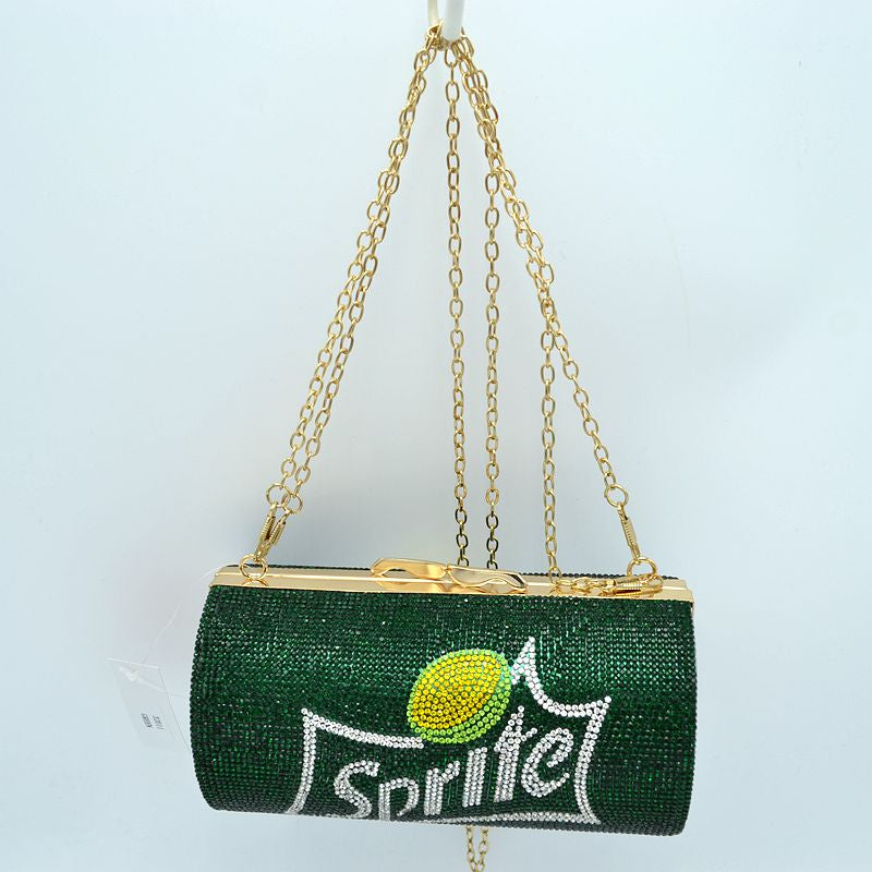 "Kel" Jeweled Soda Clutch