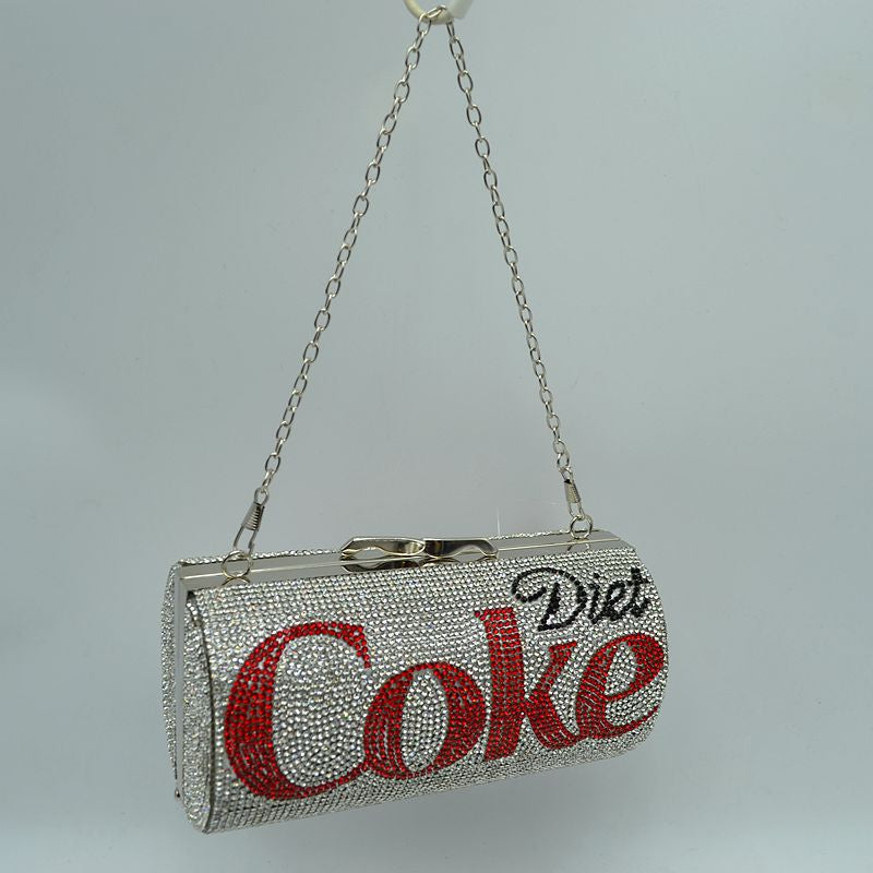 "Kel" Jeweled Soda Clutch