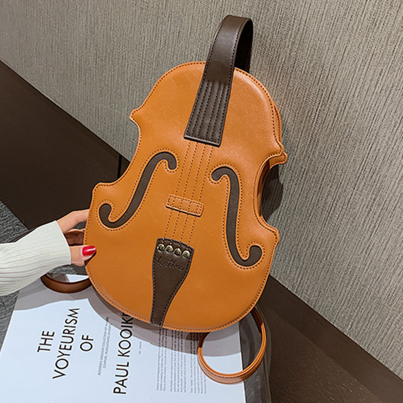 "Violet" Violin Shaped Backpack