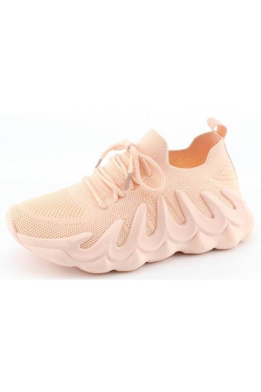 "Zaida" Pink Sneakers