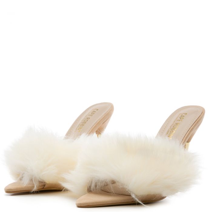 "Fran" Faux Fur Heels