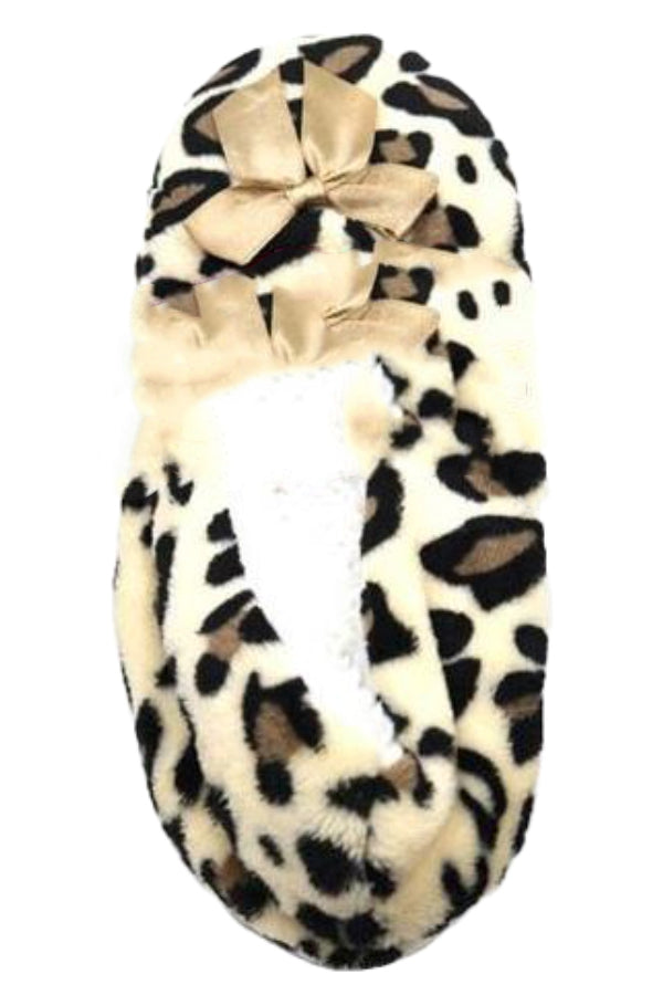 Animal Print Floor Slippers
