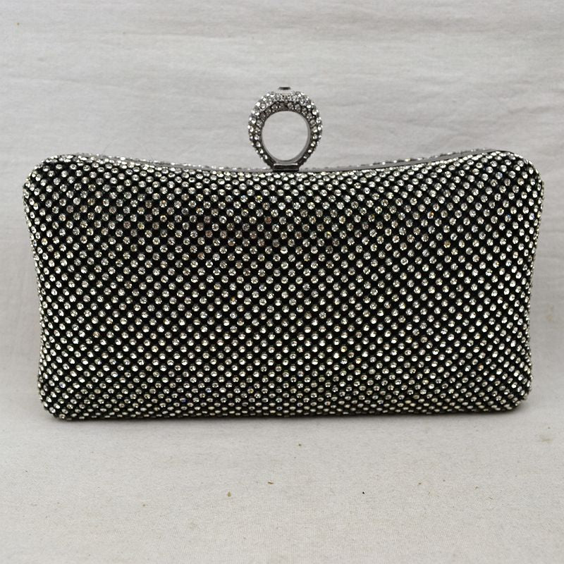 "Elizabeth" Jeweled Ring Holder Clutch