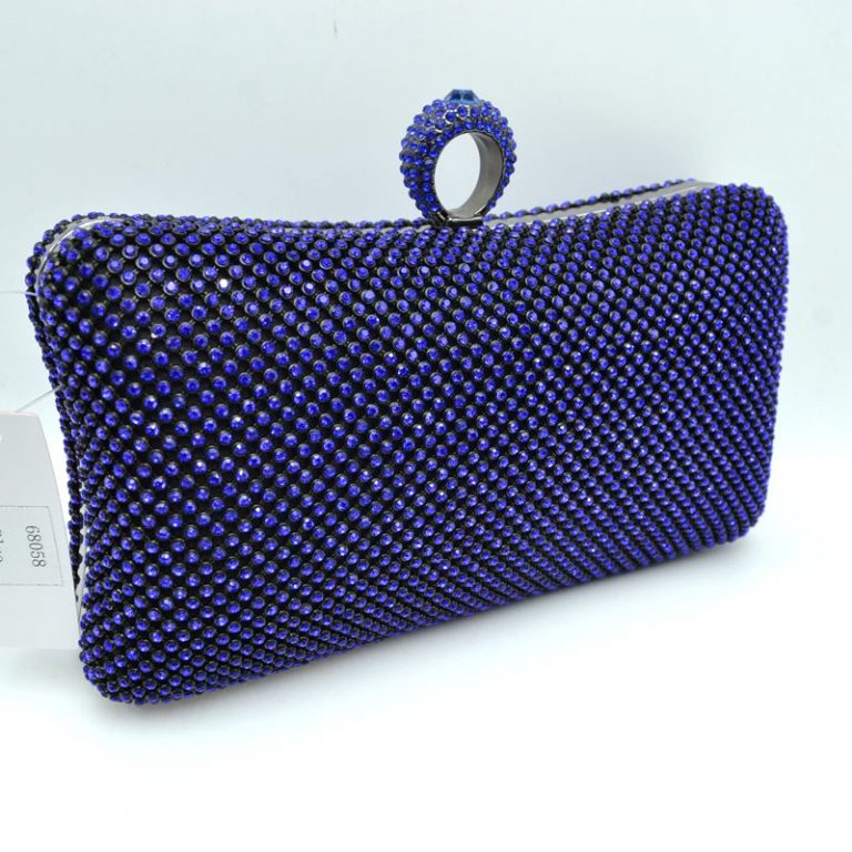 "Elizabeth" Jeweled Ring Holder Clutch