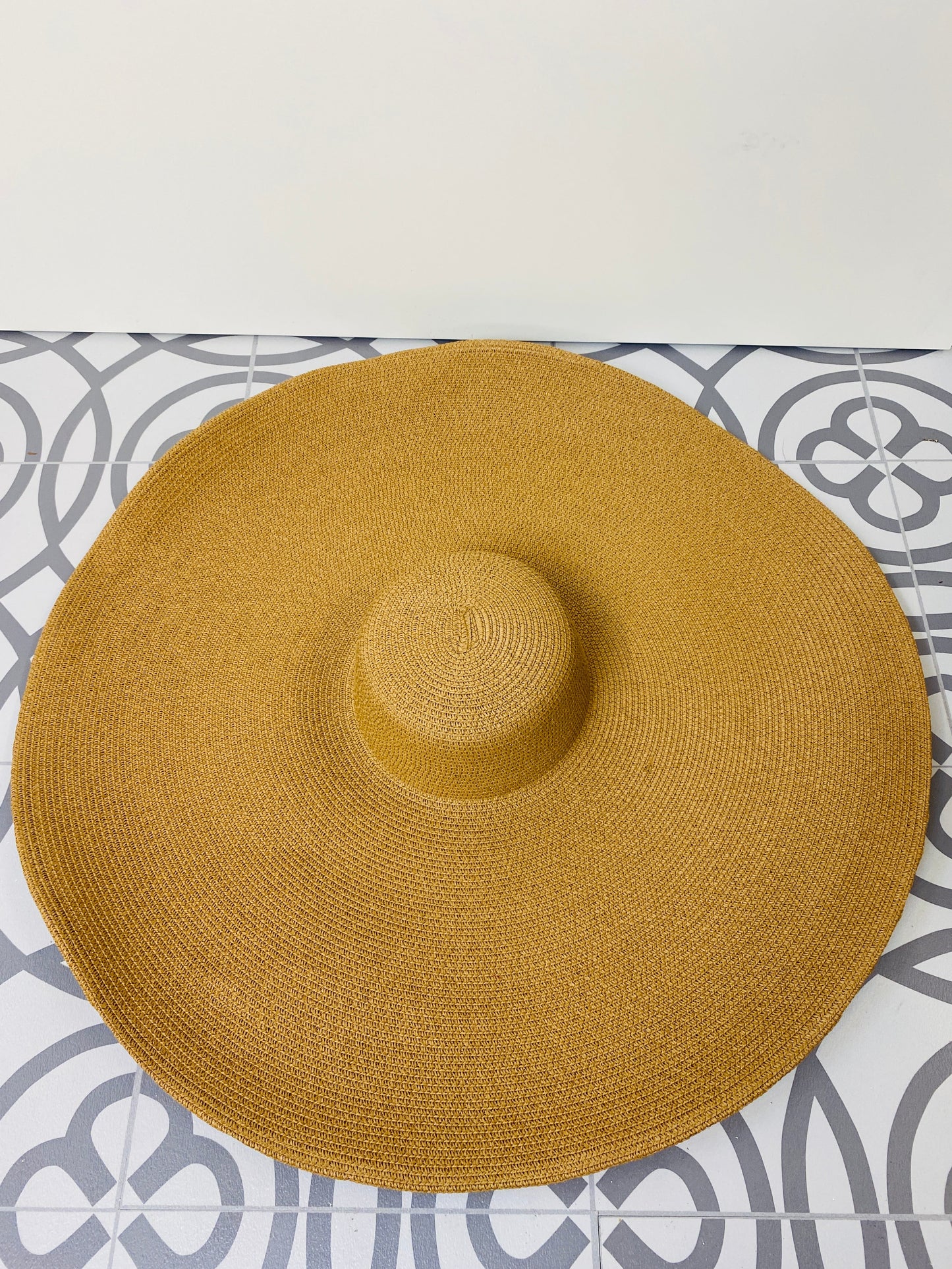 "Maldives" Oversized Floppy Straw Hat