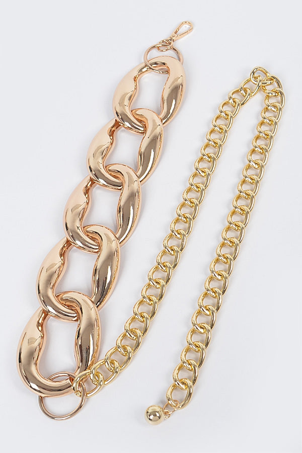 Oversized Link Chain Belt