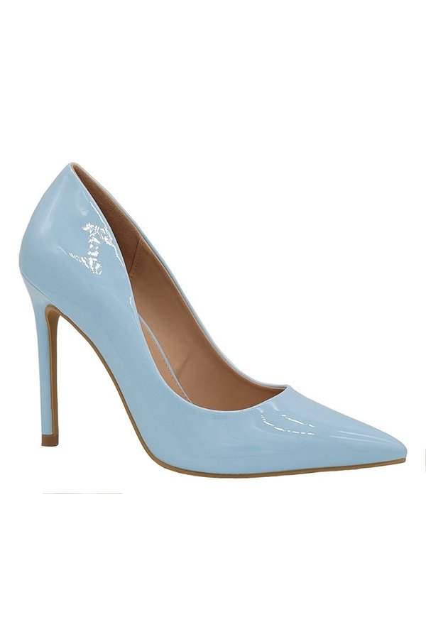 "Yael" Sky Blue Pumps