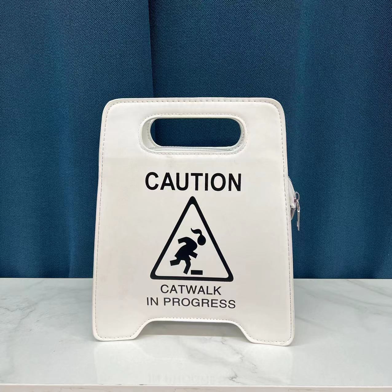 "Caution" Design Handbag