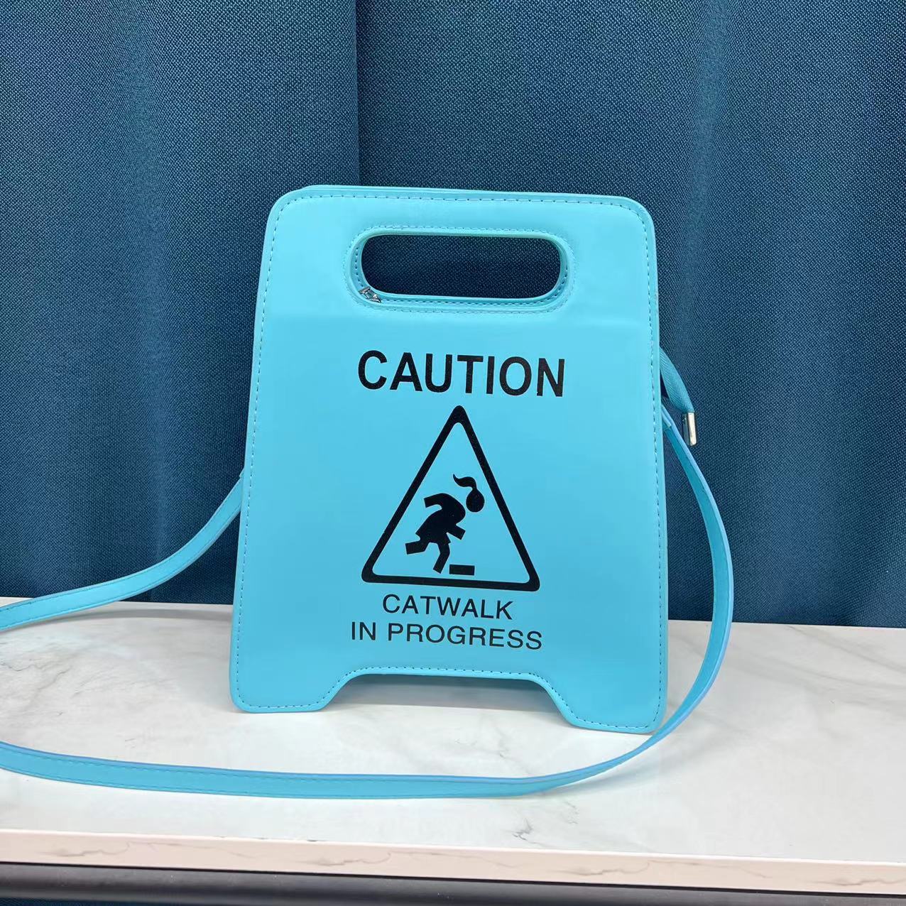 "Caution" Design Handbag
