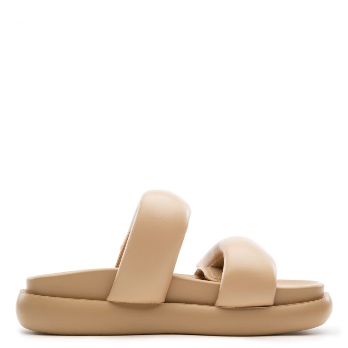 "Becka" Puff Nude Sandals