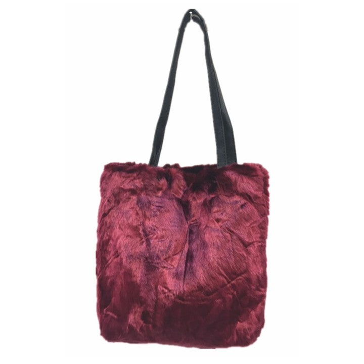 Faux Fur Tote Bag