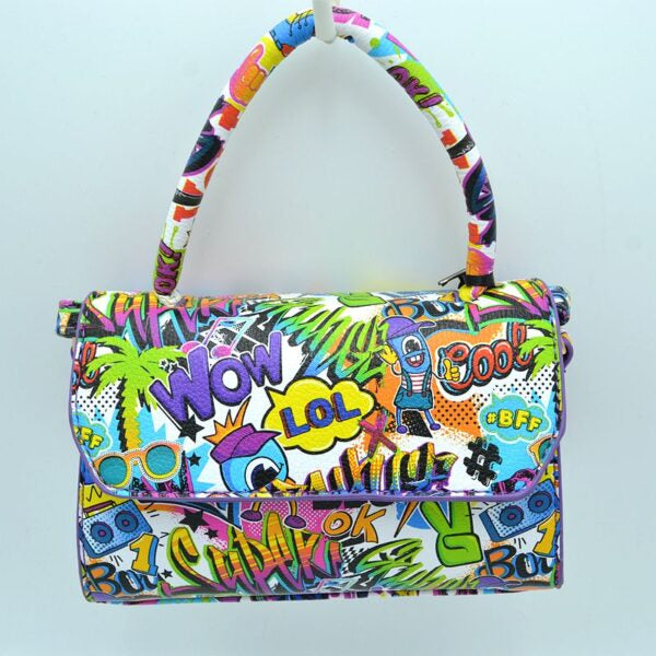 "Pow" Graffiti Mini Handbag