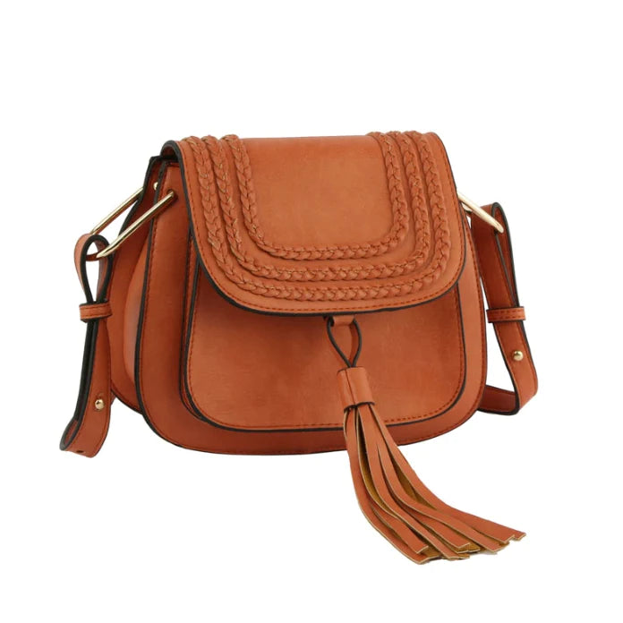 "Corrine" Top Flap Crossbody Bag