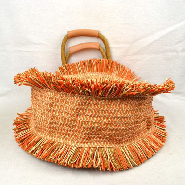 "Hazel" Round Fringe Handbag