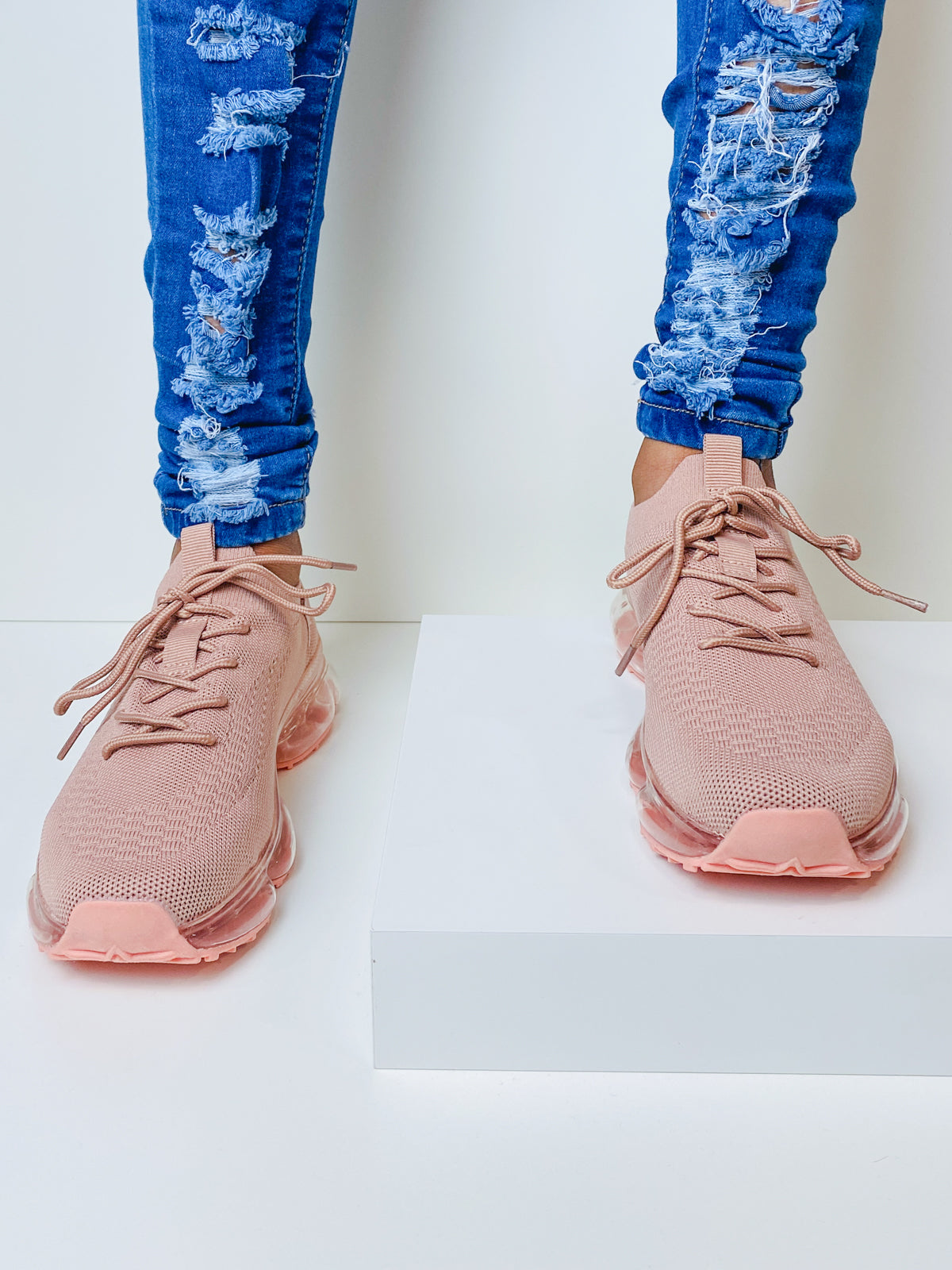 "Kimmie" Mauve Sneakers