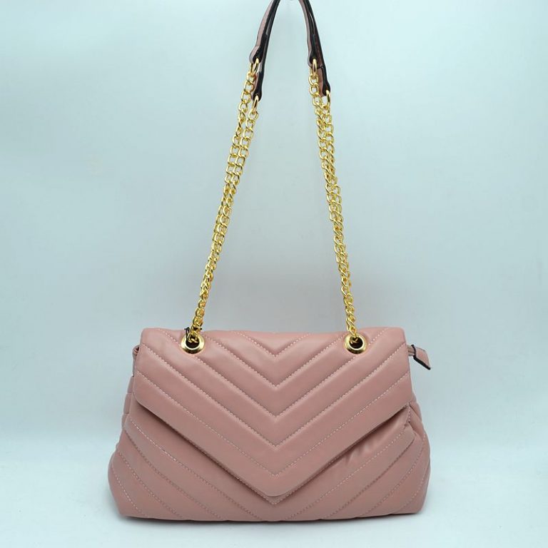 "Angelina" Quilted Double Strap Handbag