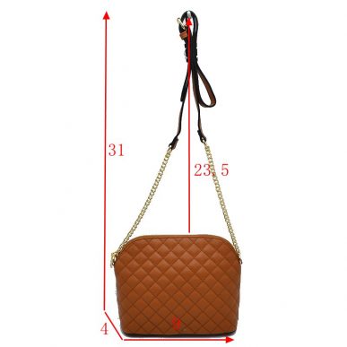 "Alyssa" Quilted Crossbody Bag