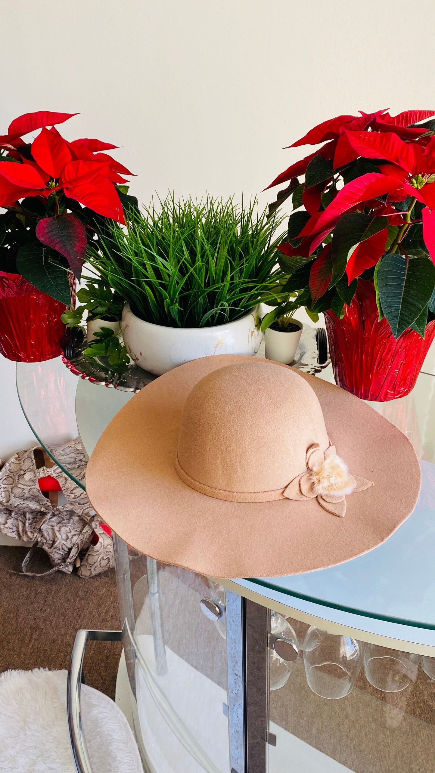 Chrystols Felt Flappy Brim Hat