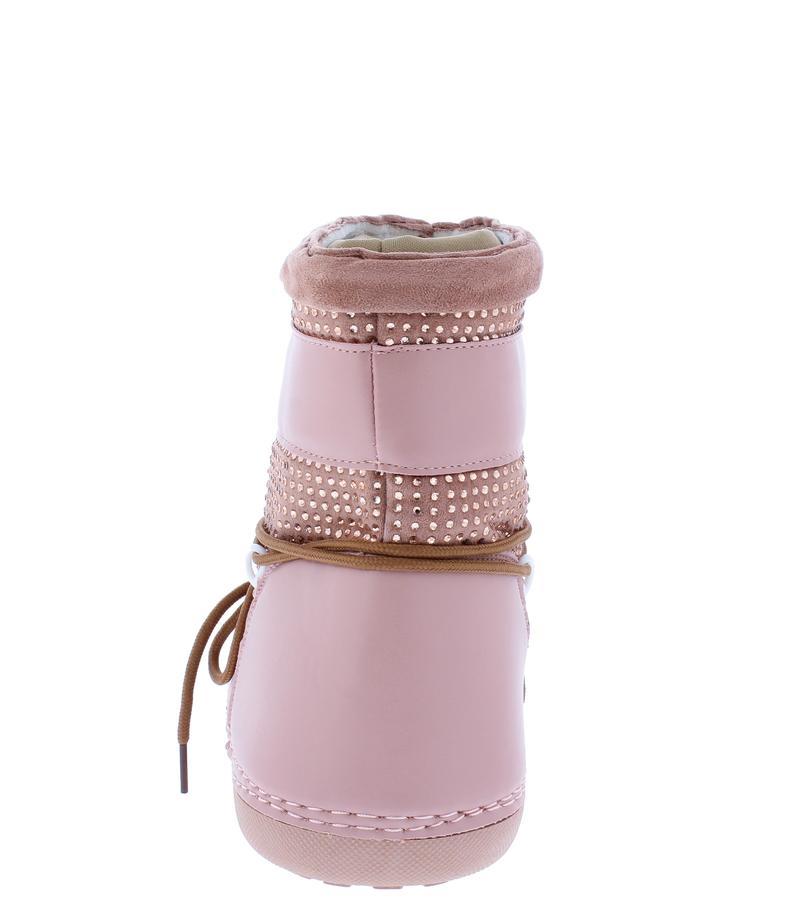 "China" Pink Warm Winter Moon boots