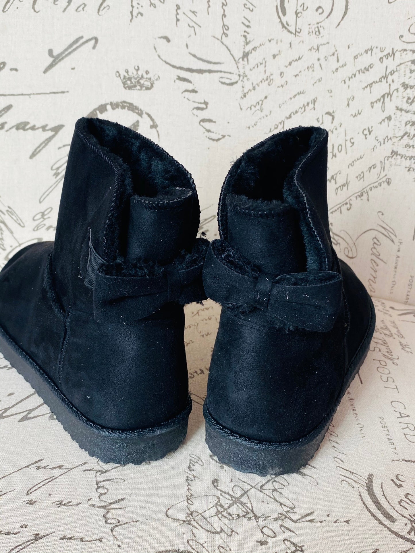 "Bronx" Warm Ankle Boots- Black