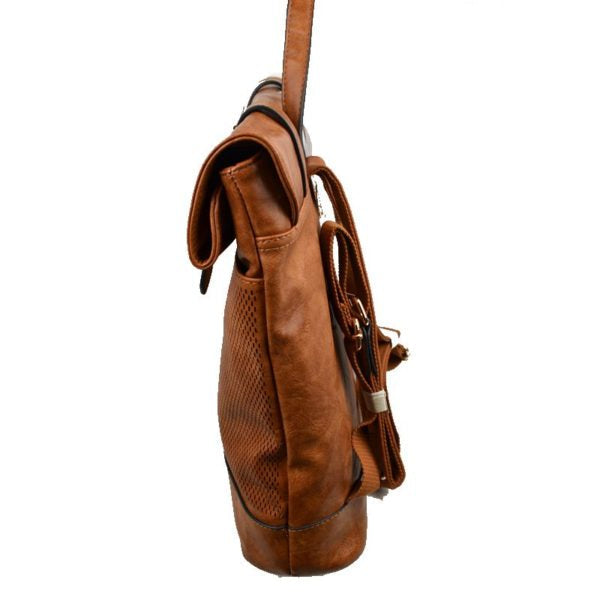 "Janet" Vegan Leather Fashion Backpack