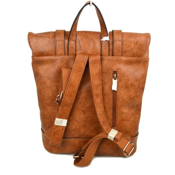 "Janet" Vegan Leather Fashion Backpack
