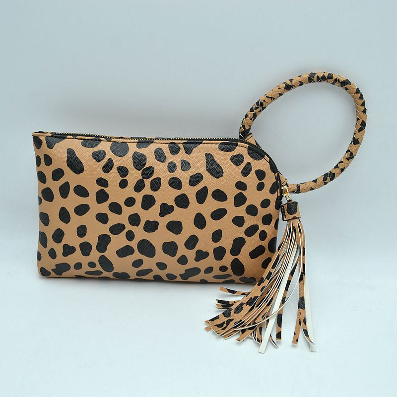 "Haley" Fringe Wristlet Clutch