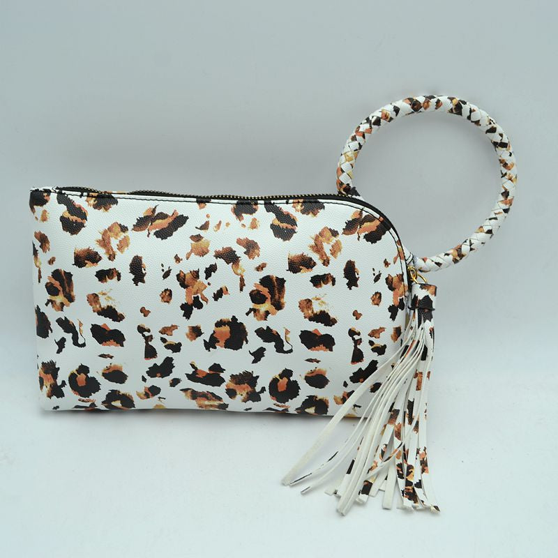 "Haley" Fringe Wristlet Clutch