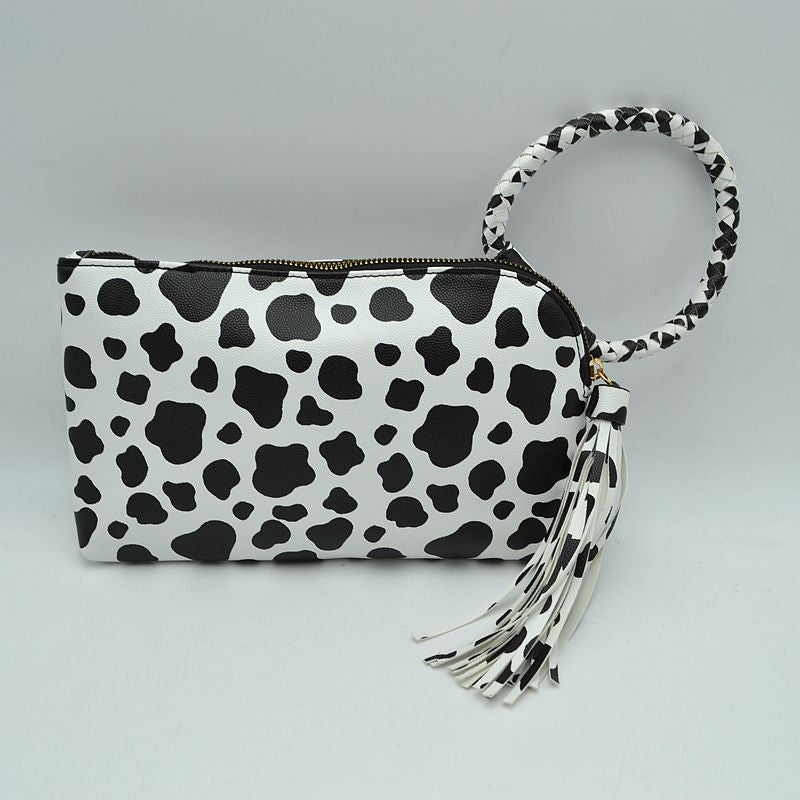 "Haley" Fringe Wristlet Clutch