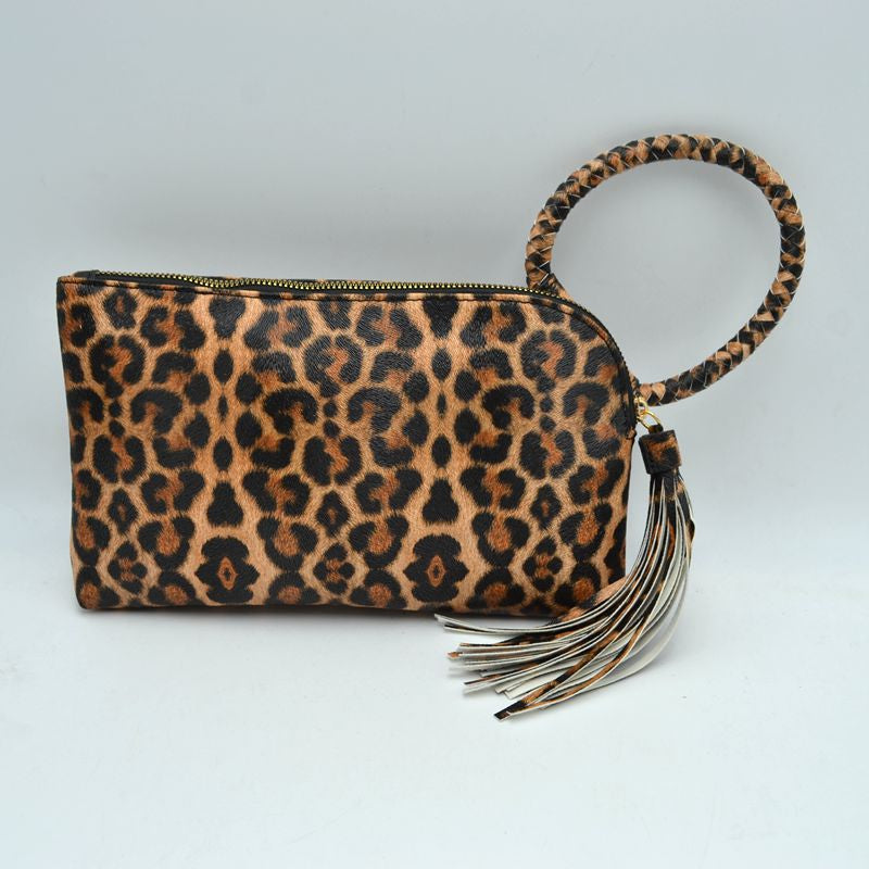 "Haley" Fringe Wristlet Clutch