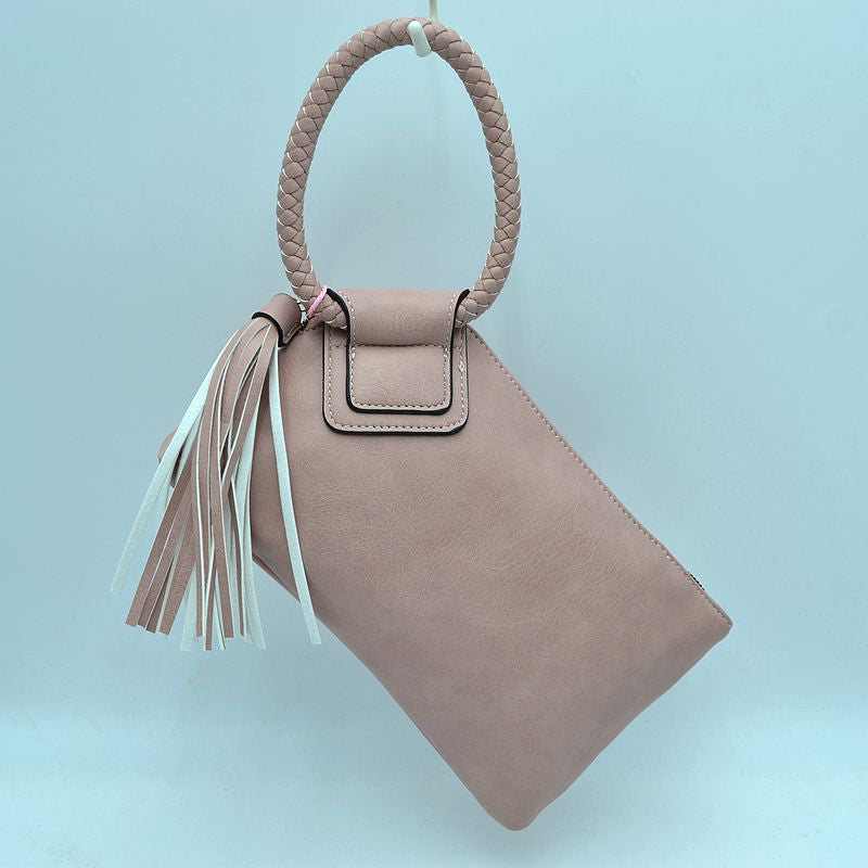 "Haley" Fringe Wristlet Clutch