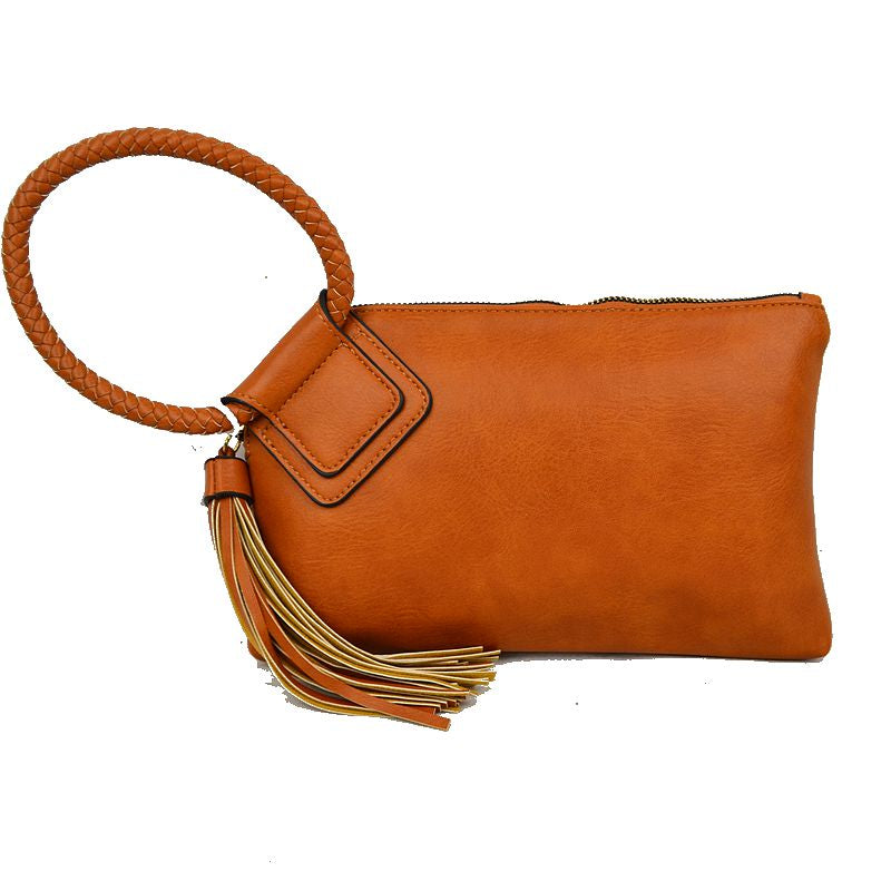 "Haley" Fringe Wristlet Clutch