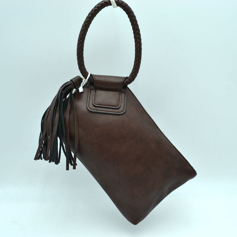 "Haley" Fringe Wristlet Clutch