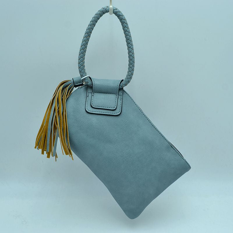 "Haley" Fringe Wristlet Clutch