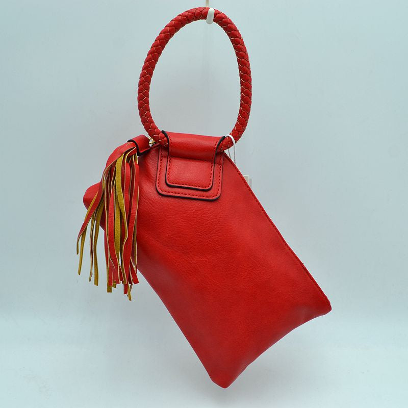 "Haley" Fringe Wristlet Clutch