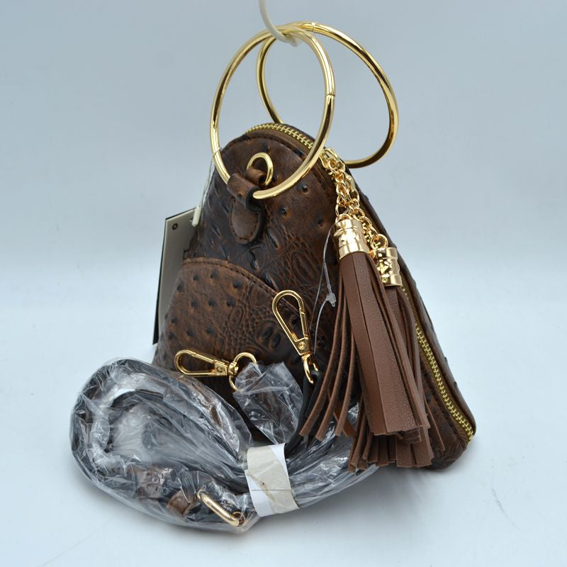 "Egypt" Large Pyramid Wristlet Handbag