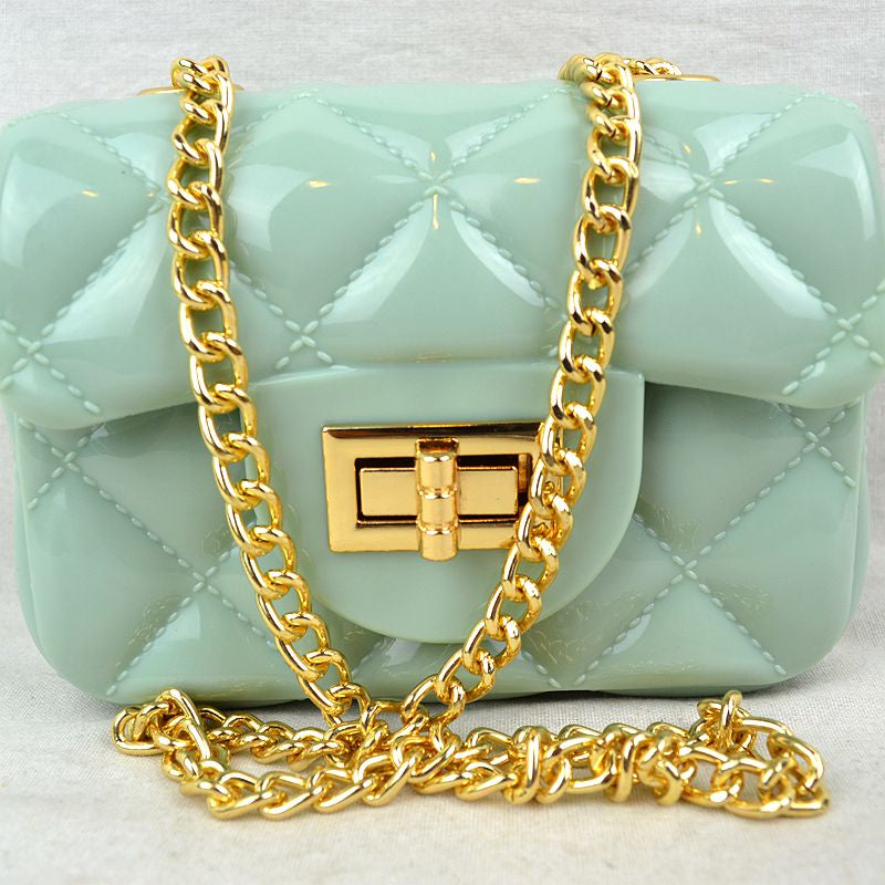 "Asia" Quilted Jelly Mini Handbag