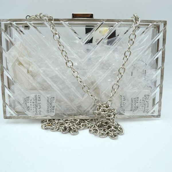 "Jade" Clear Acrylic Handbag