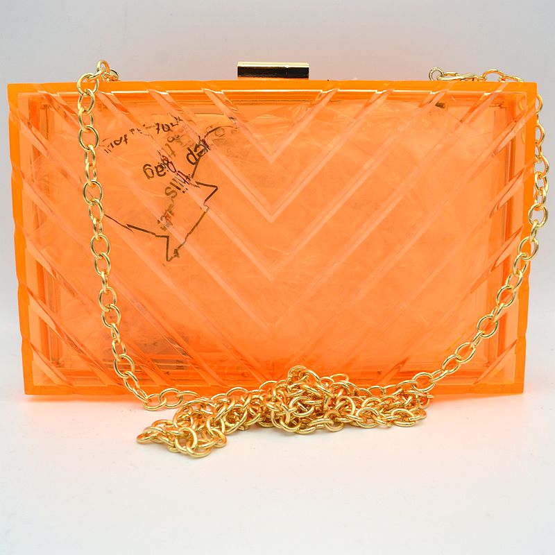 "Jade" Clear Acrylic Handbag
