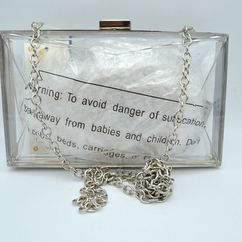 "Jade" Clear Acrylic Handbag