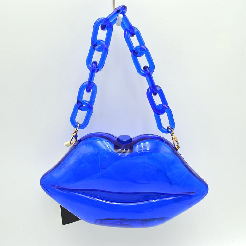 "Cherry" Acrylic Lips Handbag