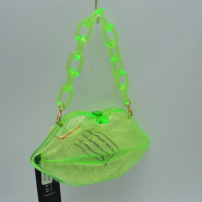 "Cherry" Acrylic Lips Handbag