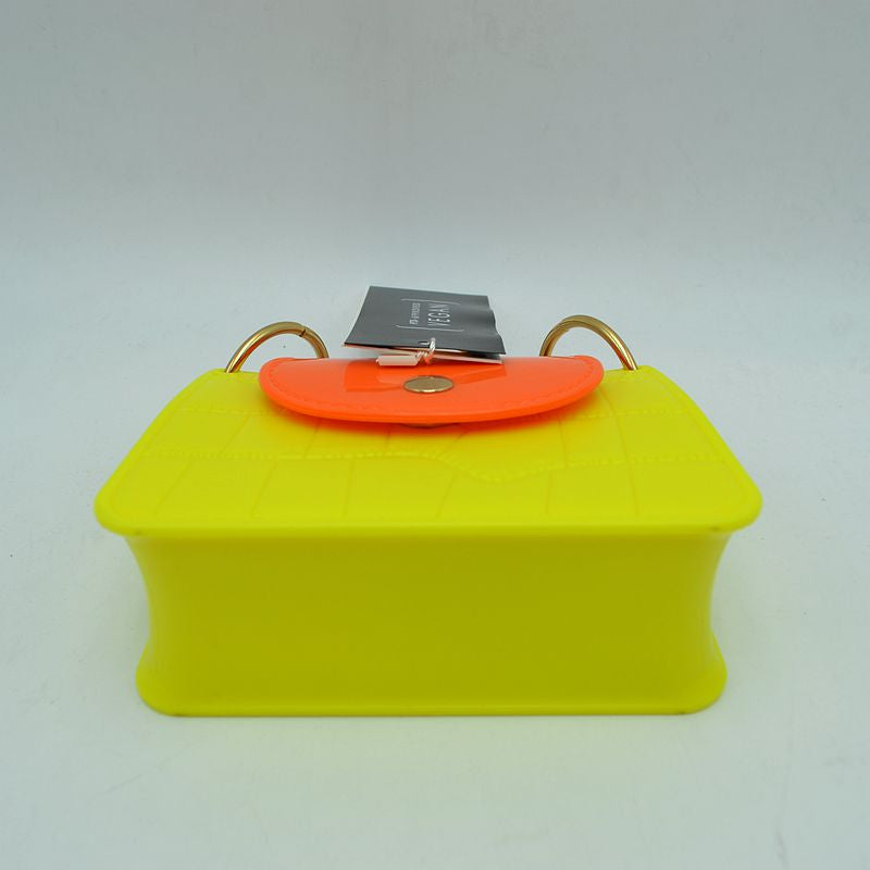 "Carly" Color Block Small Jelly Handbag