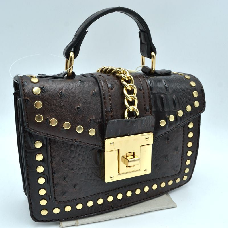 "Adelaide" Small Textured Crossbody Handbag